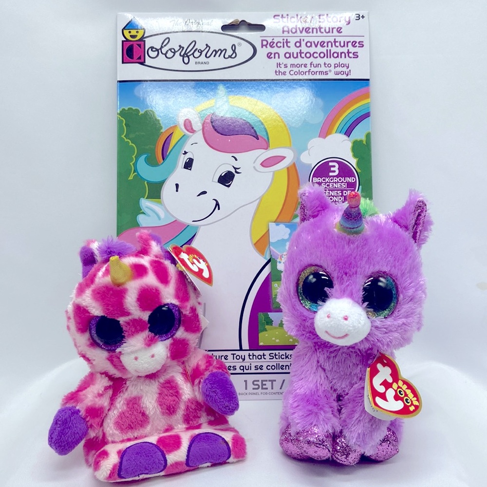 Ty Beanie Boos Rosette & Ty PeekA-Boos Uni. 🦄